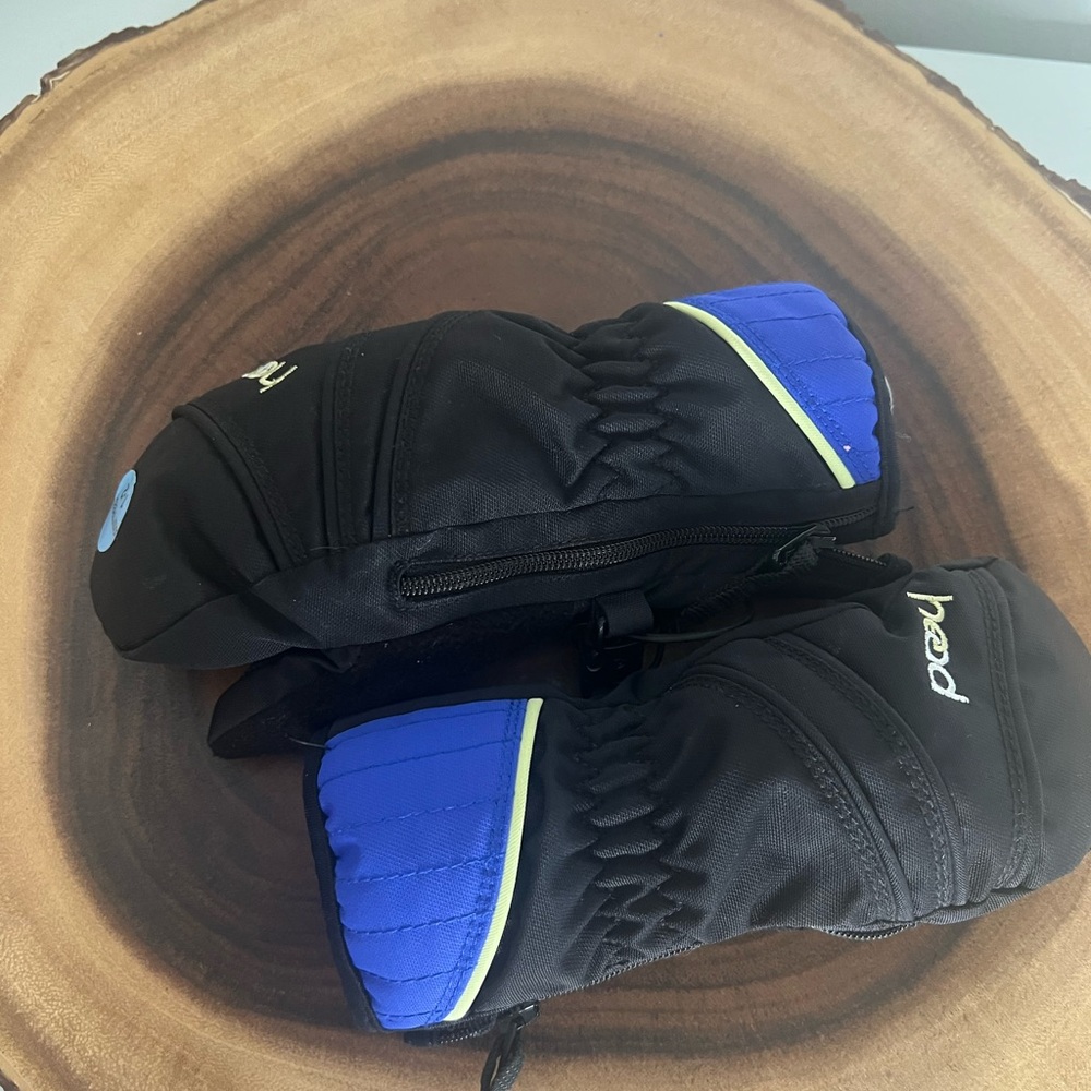Head Black and Blue Winter Gloves size XXS/T
